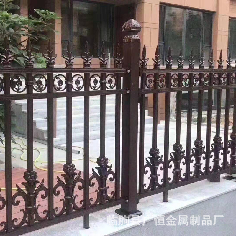 厂家供应铝艺护栏 欧式庭院铝合金护栏 小区外墙安全防盗铝艺护栏