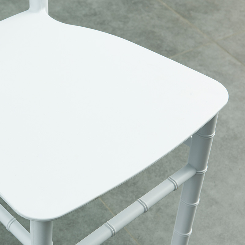Fábrica de Foshan PP plástico Silla de bambú boda banquete Hotel comedor silla Silla de bambú para adultos Tiffany silla al por mayor