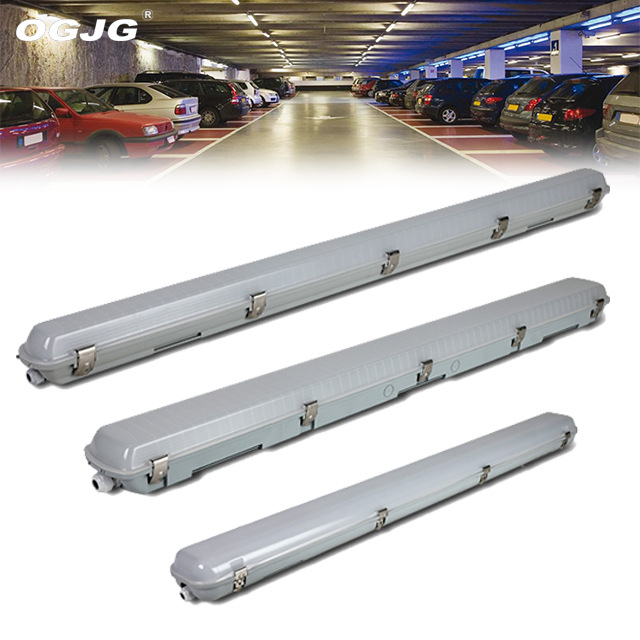 High quality led lighting lamp T5T8 single tube pc cover waterproof cold storage garage three proof purification lamp Bracket Lamp