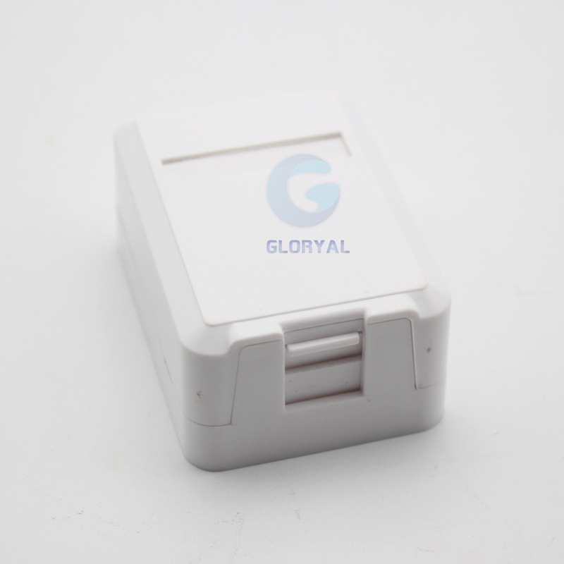 厂家直供 非屏蔽网络语音模块配套空单口桌上盒桌面盒