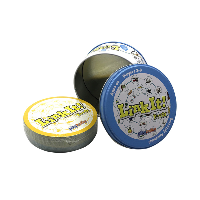 Juguetes para niños latas redondas de hierro creativas embalaje de regalos caja de hierro universal dulces latas redondas