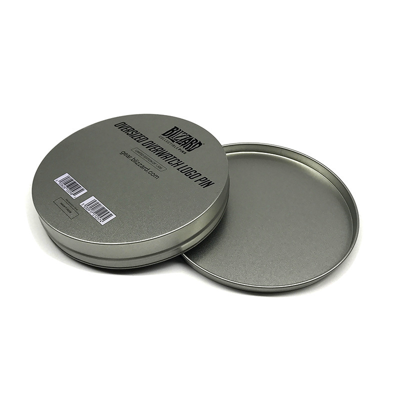 Caja de estaño, joyería de regalo, caja de hierro de embalaje redonda, productos electrónicos, latas de té de propósito general