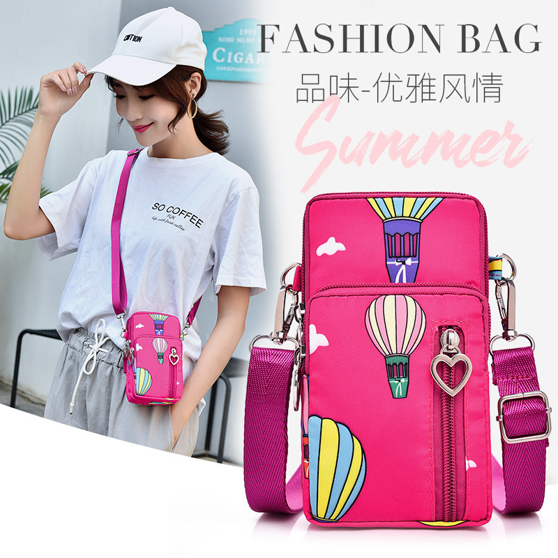 Bolso del teléfono móvil al por mayor crossbody de las mujeres nuevo monedero coreano mini Bolso pequeño bolso vertical deportes brazo bolsa Halter image 4