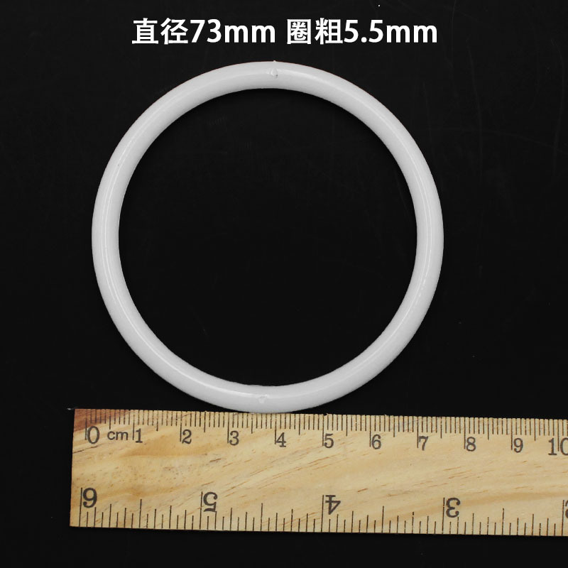 Fuente de la fábrica círculo de plástico Anillo blanco diámetro de alambre anillo plano PP Protección del Medio Ambiente nuevo material anillo Dream Catcher anillo