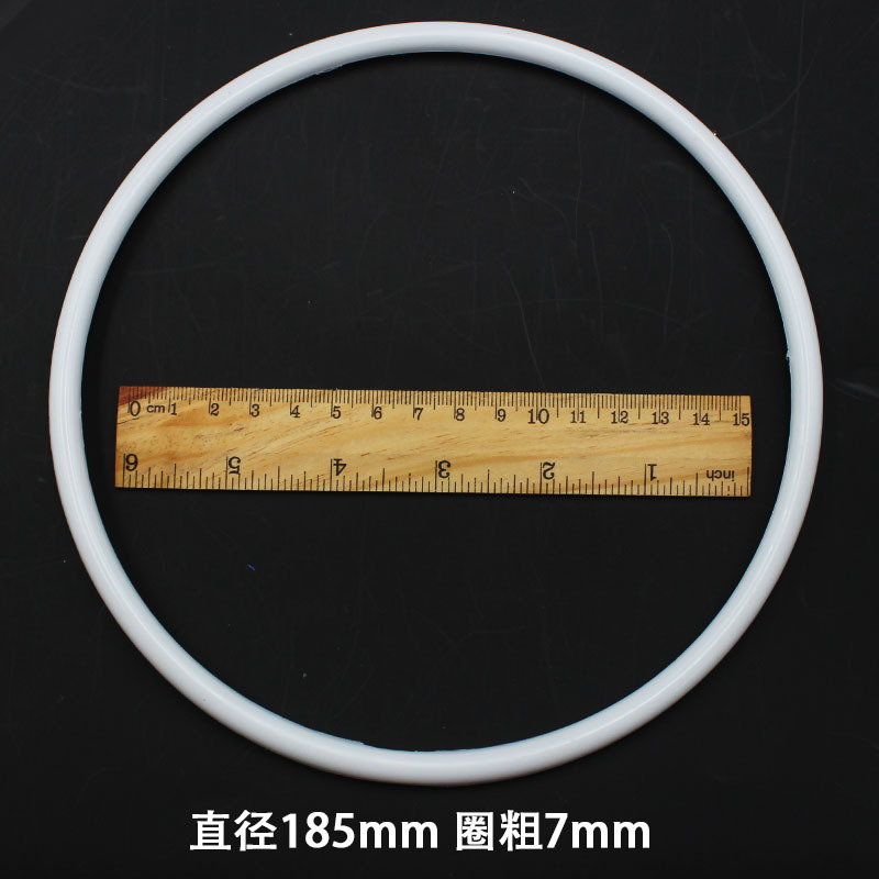 Fuente de la fábrica círculo de plástico Anillo blanco diámetro de alambre anillo plano PP Protección del Medio Ambiente nuevo material anillo Dream Catcher anillo