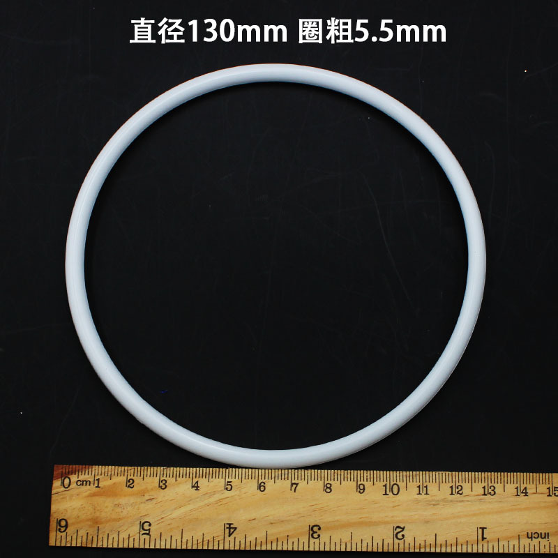 Fuente de la fábrica círculo de plástico Anillo blanco diámetro de alambre anillo plano PP Protección del Medio Ambiente nuevo material anillo Dream Catcher anillo