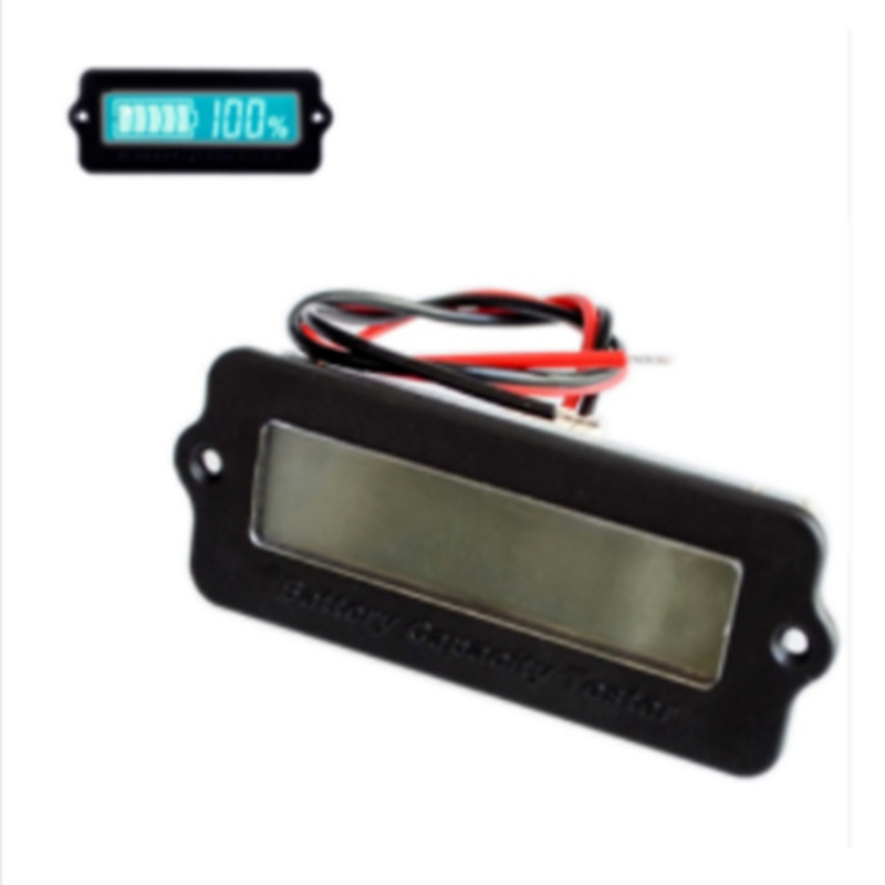 LY6W外装式带外壳12V24V液晶锂电池铅酸电量显示器检测仪剩余容量