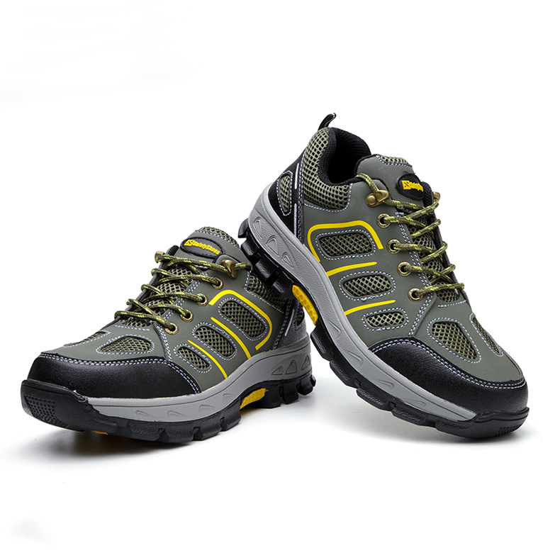 劳保鞋男士钢包头防砸防刺穿休闲透气工作防护劳保鞋现货批发
