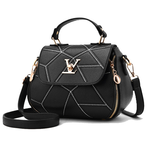 Bag  New Women's Handbag Small Bag Japanese and Korean Style Simple V-Shaped Small Square Bag Fashion Shoulder Bag Crossbody Bag