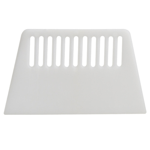 Small Scraper for Wallpaper, Car Film Application Tool, Putty Spatula, Grout Finisher—White, Transparent Plastic Scraper