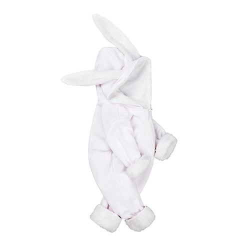 Scirocco Children's Clothing Dropshipping 2024 Spring Autumn and Winter New Product Rabbit Ears Pit Strips Baby One-piece Harness and Velvet Romper