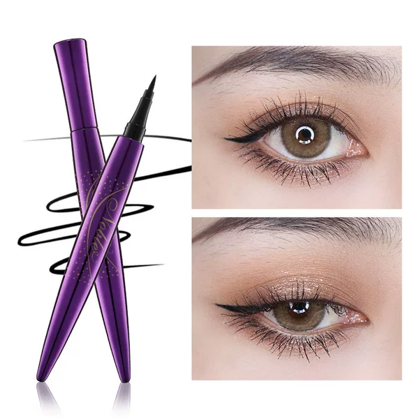 Meisier Eyeliner Waterproof Sweat-proof No Snooming Very Fine Sponge Pencil Beginners Large Capacity Eyeliner Pen
