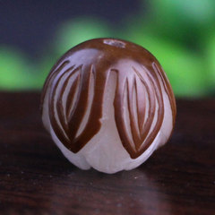 Manufacturer wholesale white jade Bodhi root original seed lotus beads DIY bracelets Buddha beads necklace accessories pendant beads loose beads