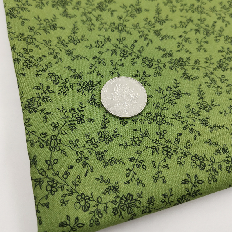 Tela de bordado hecha a mano para patchwork DIY, tela de bordado Lu, tela de bordado de moda, tela floral de algodón para punto de cruz y muñecas.