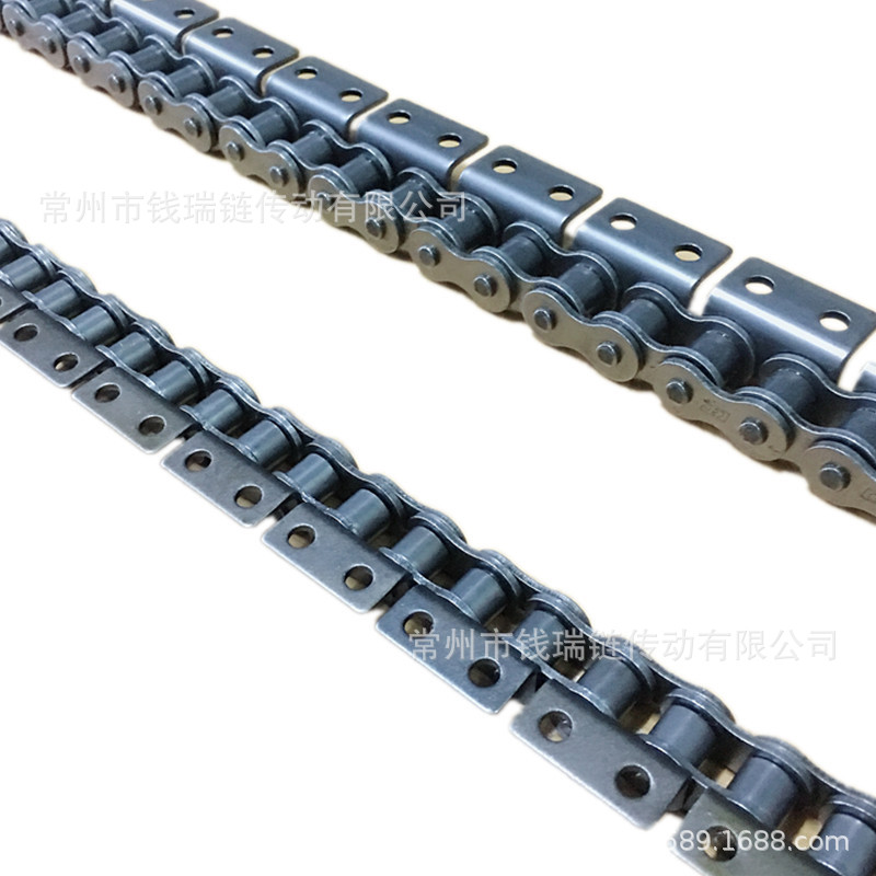5分10A-1外单侧弯板A2输送链5分带耳朵双孔弯板链条单侧双孔弯板