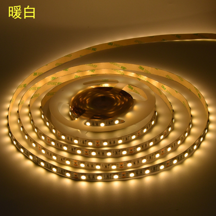 led5050软灯带12V高亮60灯珠宝首饰展柜柜台裸板防水软灯条高亮度