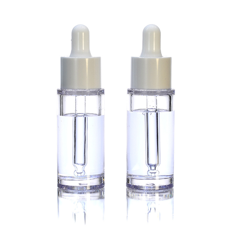 化妆品包装20ml精油瓶直圆厚壁PET PETG塑料瓶精华原液胶头滴管瓶