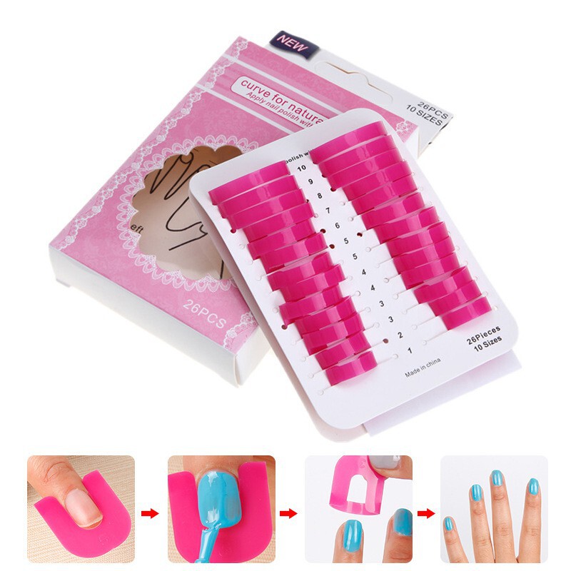 Nail Art Tools Wholesale Anti-Spill Clip Model Tools Nail Polish Glue Anti-Spill Glue Edge Set Suitable for Novices 26 Pieces Nail Art Tools Wholesale Anti-Spill Clip Model Tools Nail Polish Glue Anti-Spill Glue Edge Set Suitable for Novices 26 Pieces