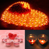 Smoke -free candle Candle net red 520 birthday proposal romantic white candle round warm tea cooking tea 50 candles