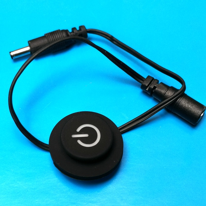 供发热眼罩手套护膝腰带护肩鼠标垫3档线上定时温控硅胶开关(图）