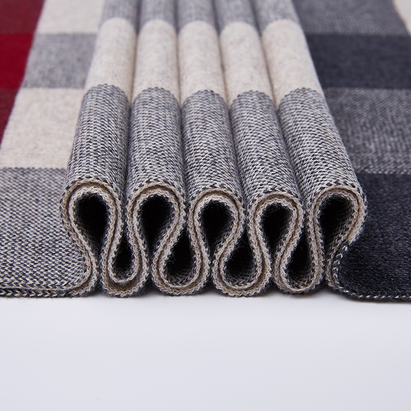 Demi-season knitted scarf