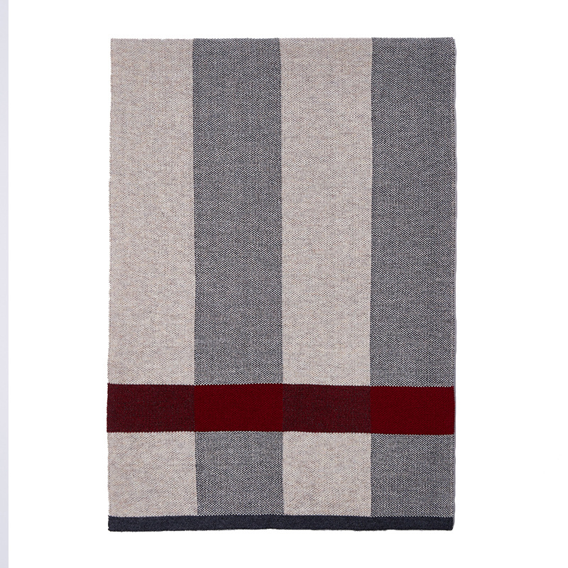 Demi-season knitted scarf