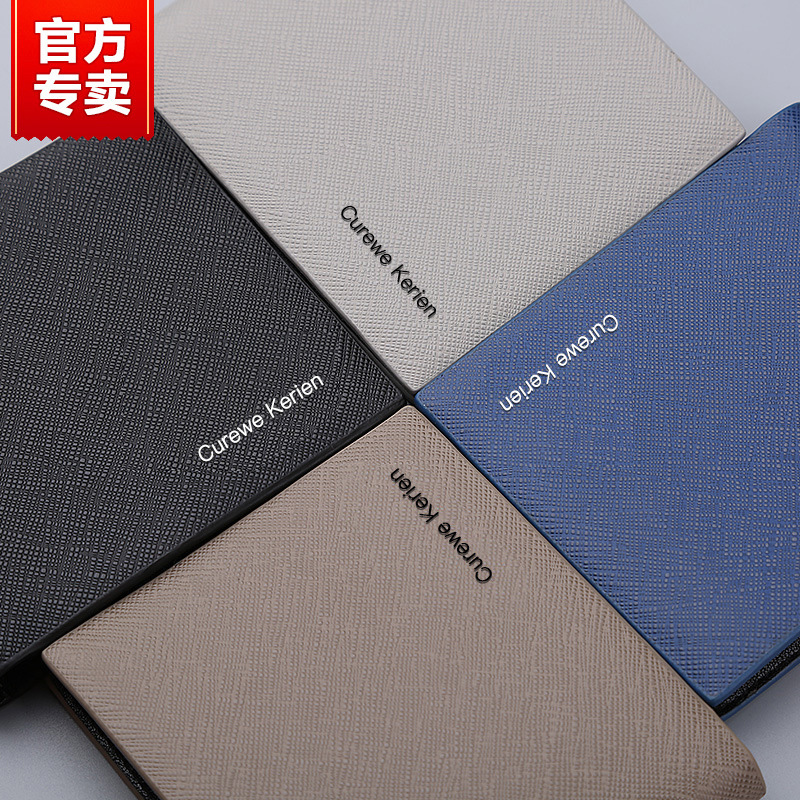 Cartera corta delgada de los hombres de negocios de cartera delgada plegable ocasional de negocios cartera clip de comercio exterior