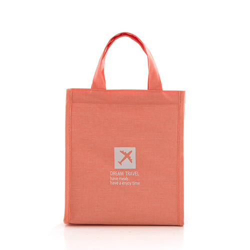 Lunch portable lunch bag, simple, fashionable and versatile ice bag, waterproof oxford cloth white-collar insulation bag manufacturer wholesale