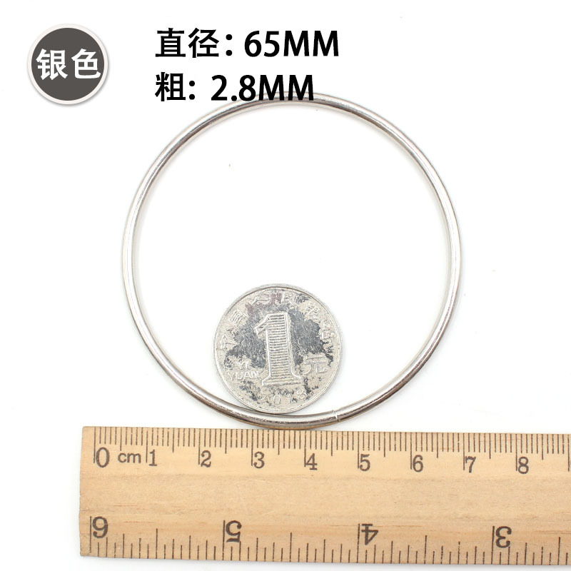 Accesorios de ropa hechos a mano DIY Dream Catcher material galvanoplastia plata oro hierro anillo círculo en stock