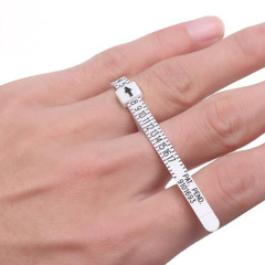 Ring measuring tape Plastic ring ring US size domestic measuring tape Finger circumference measuring soft ruler measuring tool