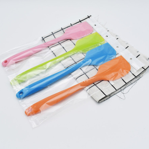 Large 28CM 75g Silicone One-Piece Scraper, Solid Color Butter Spatula, Cream Mixing Knife, Baking Tool Gift