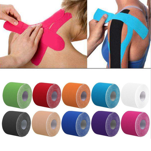 Sports Performance Muscle Support Tape Full Cotton Waterproof 5cm Muscle Tape/Intramuscular Effect Kinesiology Tape