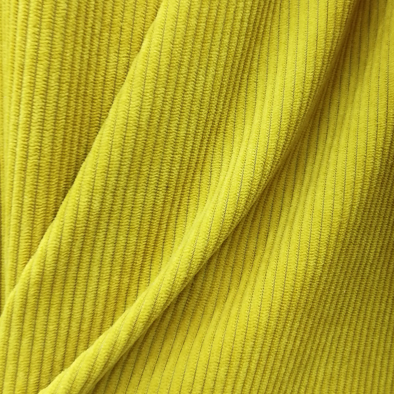 8条弹力灯芯绒 弹力富贵条美人条 时尚秋冬裤装女装面料厂家批发