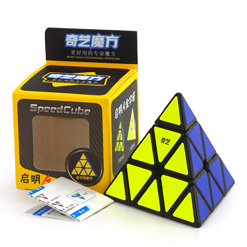 [Qiyi Qiming A Pyramid Rubik's Cube] s2 Triangle Alien Educational Children's Toy Competition Special Wholesale