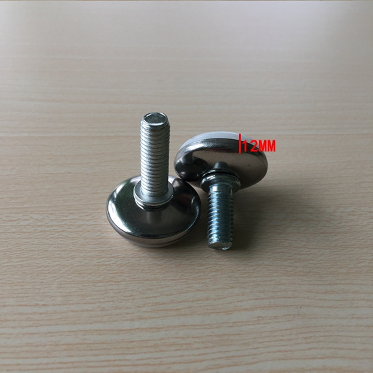 M6/M8 Pie ajustable blanco tornillo ajustable PIE BLANCO nylon ajustable pie Mesa silla pie hardware