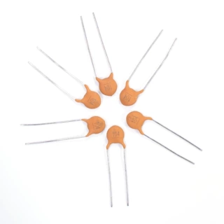 原厂陶瓷电容563M50VY5V 56nF 20%蓝色插件瓷片电容器国标P5100V