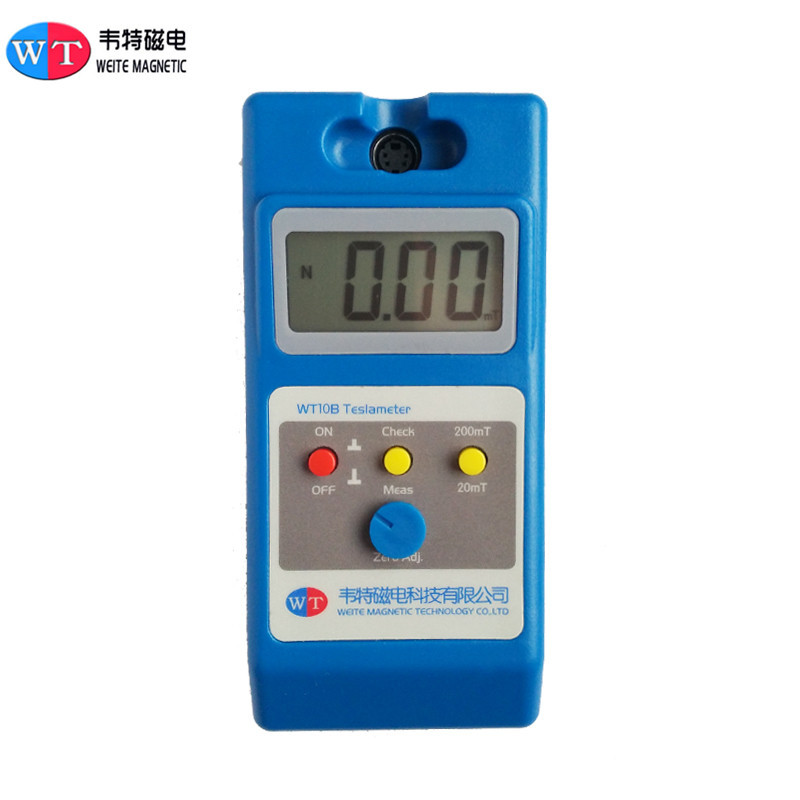 特斯拉计 高斯计WT10B 磁铁高斯计0-200mT-2000mT韦特磁性仪NS极