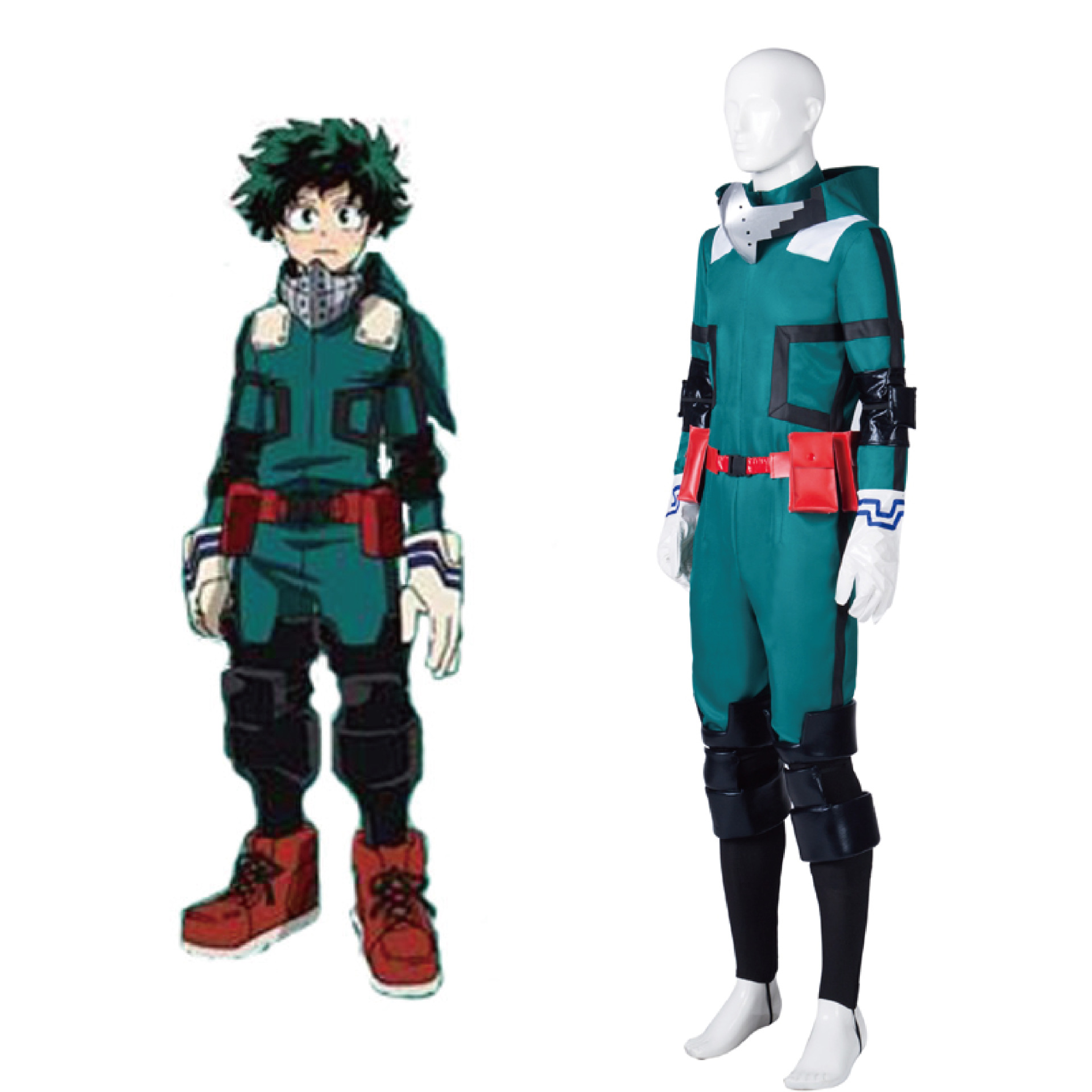 In stock, my Hero Academy battle suit, Green Valley's long cos battle suit