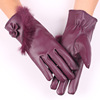 Demi-season polyurethane keep warm gloves, lace dress