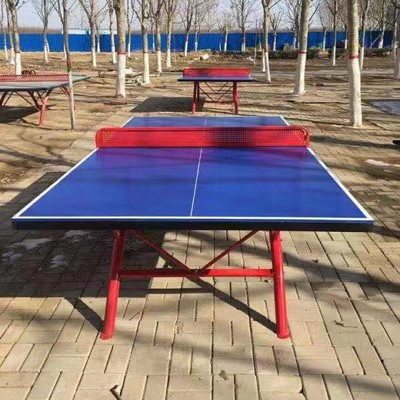 Produce Table tennis table fold Ping pong table outdoor New GB Tables wholesale