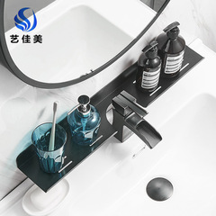 Bathroom faucet storage rack without punching mirror front storage rack white storage rack black bathroom corner rack wall hanging