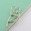 Metal brooch, pin, fashionable clothing, accessory, Korean style, internet celebrity, flowered, wholesale