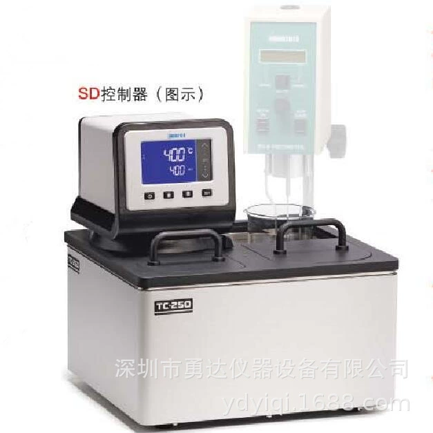 Водяная баня с постоянной температурой American Brookfield TC-250AP, раковина с постоянной температурой, используется с измерителем вязкости.