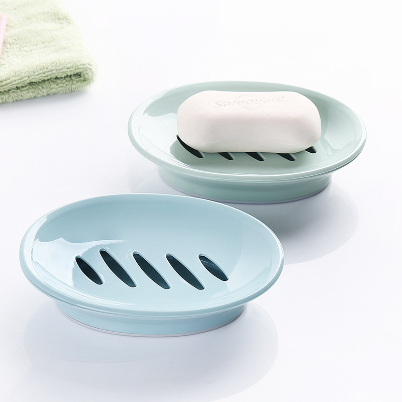 Soap Box Bathroom Portable Cover Household Punch-Free Draining Soap Holder Travel Soap Storage Box Nordic Style