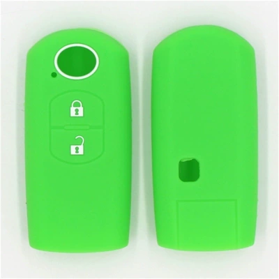 silicone remote control protective case — Static Rod/Key Bag - green