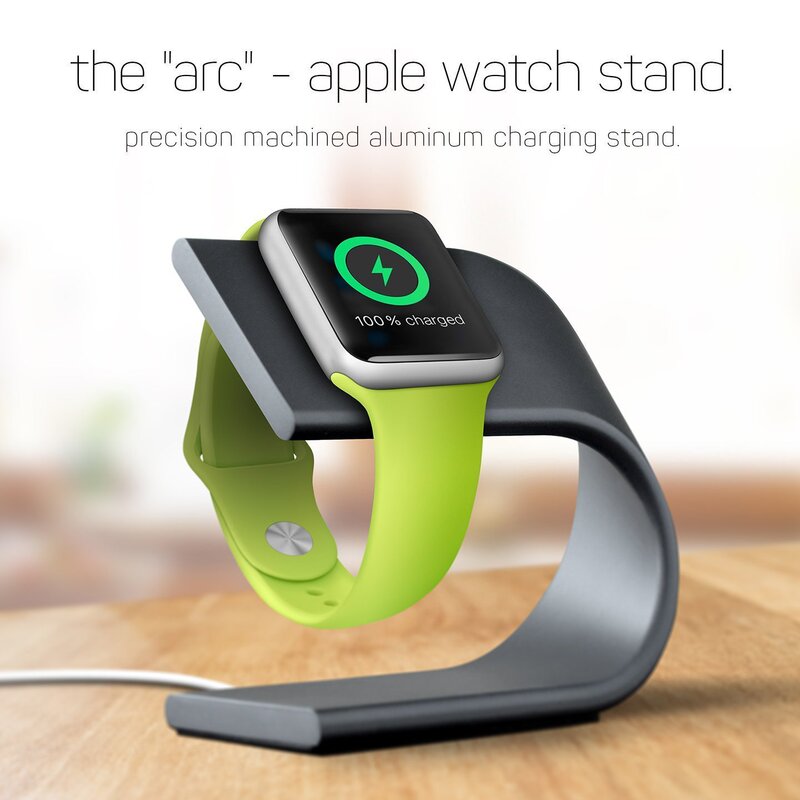 Aluminum Alloy U-shaped Desktop watch Smart watch Charging Stand Suitable for Apple watch Stand Large Quantity Free Shipping