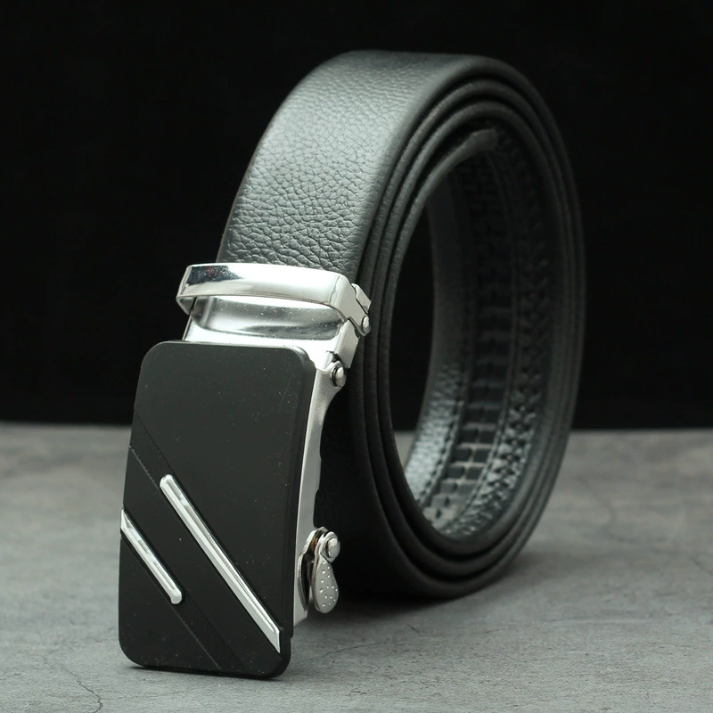 Metal Belt with Metal Buckle, Wear-Resistant Trousers Belt, Adjustable 120/140 cm, Multiple Styles