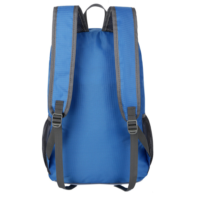 Bolsa plegable directa de fábrica impermeable moda deportes hombres y mujeres mochila al aire libre montañismo bolsa de almacenamiento de una sola pieza entrega
