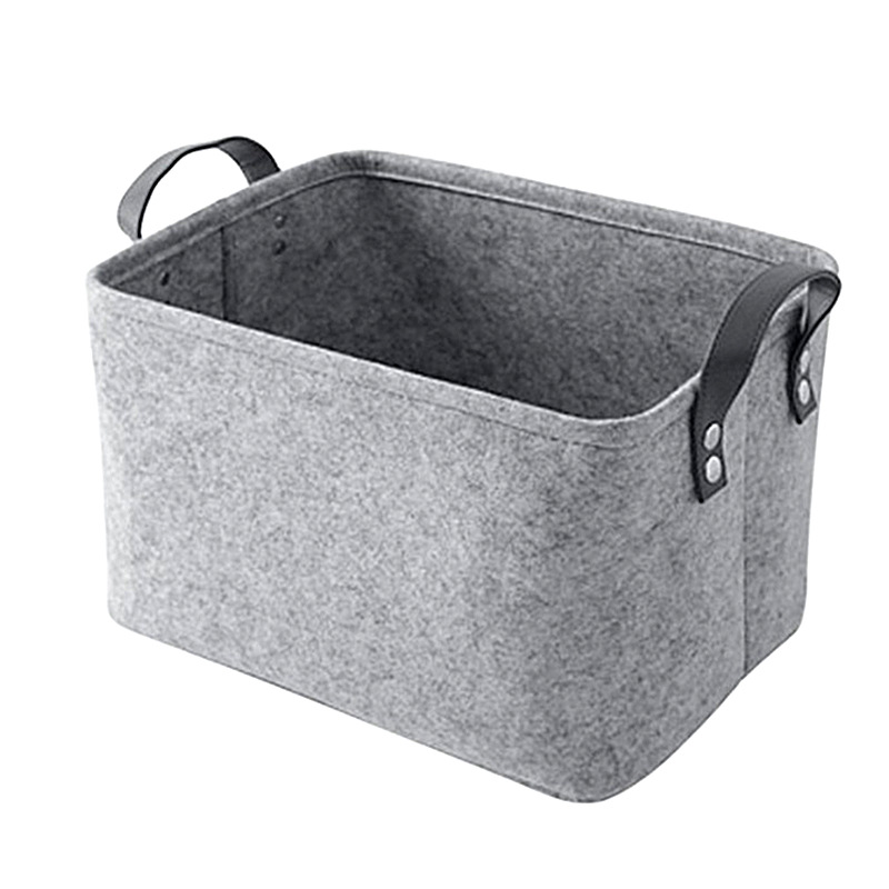 One piece On behalf of Manufactor wholesale felt Storage basket Toys Debris felt Storage baskets Dirty clothes Storage bucket