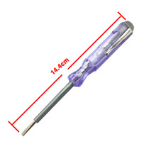 外销测电笔 一字头电工电笔 14厘米长测电笔电笔测漏电电笔